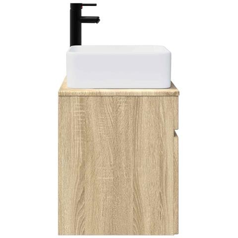 Mobile lavabo da parete Rovere Sonoma 49 x 41 x 63 cm - Foto 2