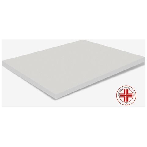 Topper 120x190 cm per materasso in MemoryFoam - alto 3 cm, sfoderabile, tessuto AloeVera | Correttore H3 - Foto 2