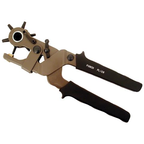 Pinza Fustellatrice Professionale In Acciaio Da Mm. 220, Con 6 Testine Intercambiabili E Manici Antiscivolo Ricoperti In Pvc Di Colore Nero. Misure Delle Fustelle: Mm. 2 / 2,5 / 3 / 3,5 / 4 / 5. - Foto 1