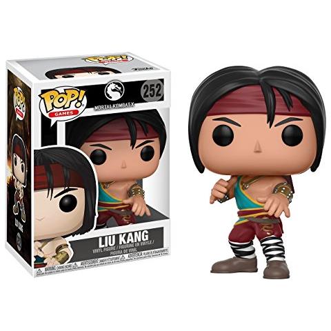 Mortal Kombat Pop Games Vinile Figura Liu Kang 9 Cm - Foto 2