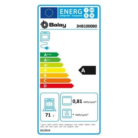 Forno Elettrico da Incasso 3HB1000B0 Capacità 71 L Multifunzione Ventilato Colore Bianco - Foto 3