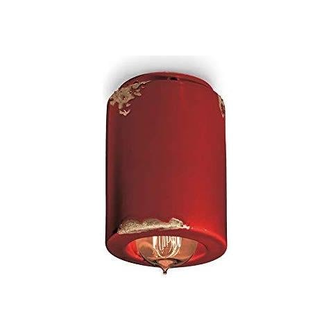 Vintage C985, Plafoniera, - Bordeaux Seta - Foto 1