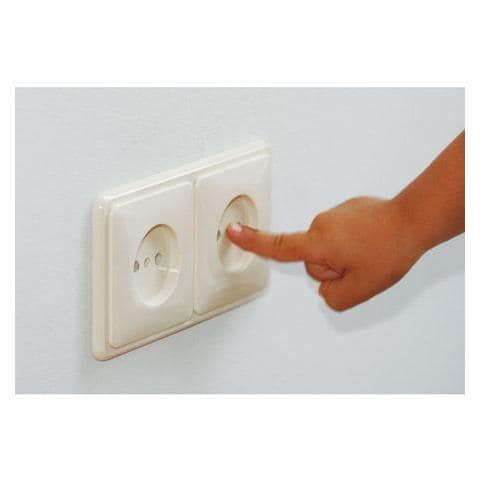Copripresa Con Chiave Di Rimozione. 8 Pezzi Per Proteggere Tutte Le Prese Impendendo Ai Bambini Di Introdurre Le Dita O Piccoli Oggetti Appuntiti Nella Presa Elettrica. Consente L'accesso Diretto Alla Presa Senza Rimuovere Il Coperchio Della Presa - Foto 2