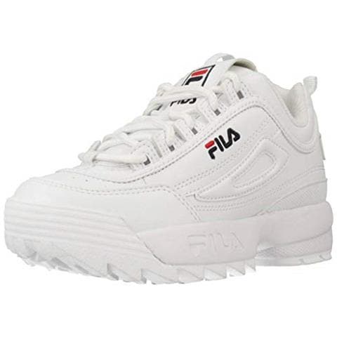 Distruptor Scarpe Sneakers Pelle Bianco Unisex Bianco 39 - Foto 2