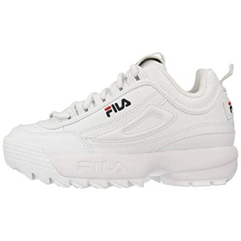 Distruptor Scarpe Sneakers Pelle Bianco Unisex Bianco 39 - Foto 5