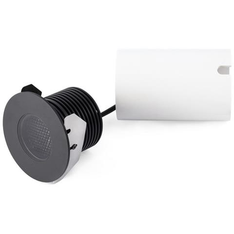 Faretto Da Incasso A Soffitto Per Esterni Nero, Led, Ip67 - Foto 1