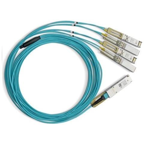 Attacco cavo diretto - QSFP28 a SFP28 - 5 m - fibra ottica  - Foto 1