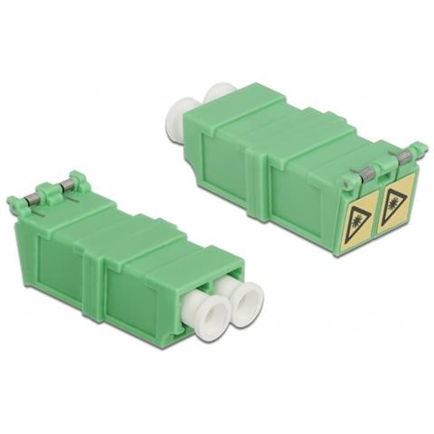 Accoppiatore con protezione laser flip LC Duplex femmina per LC Duplex femmina 4 pezzi - Foto 2