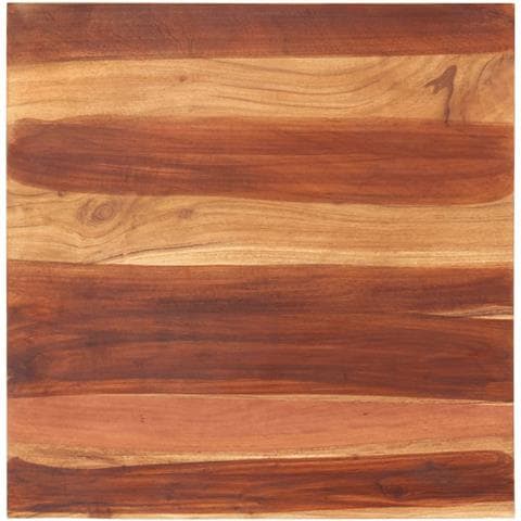 Piano Tavolo in Legno Massello di Acacia 25-27 mm 70x70 cm - Foto 1