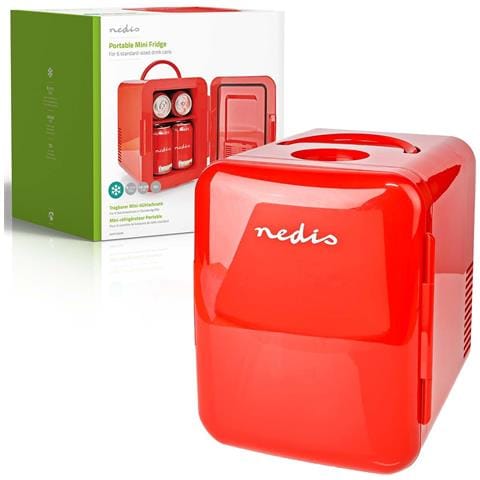 Mini Frigo Frigorifero Portatile 4 Litri 12 Volt Colore Rosso - Foto 1