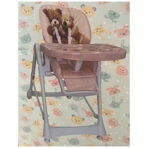 Seggiolone Pappa E Gioco Rosa - Foto 1