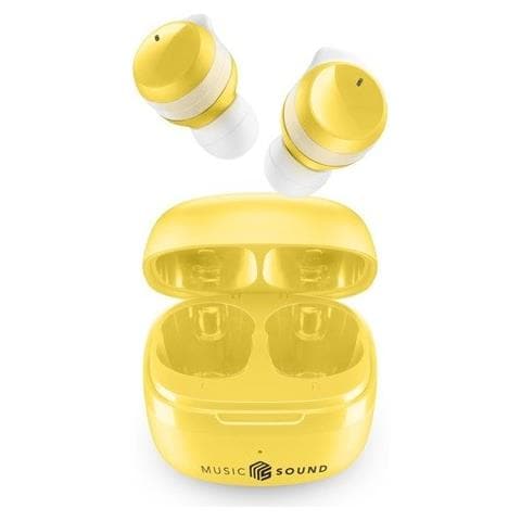 Cuffie Bluetooth FLOW con Custodia di Ricarica Colore Gialle - Foto 1