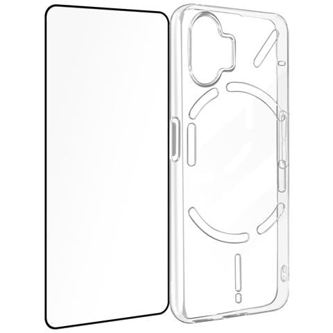 Cover Per Nothing Phone 2 Silicone Gel E Vetro Temperato Smussato - Foto 1