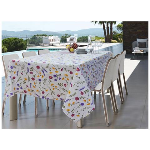 Tovaglia Per Salotto Cucina Tavolo 100% Cotone Made In Italy Susi Rp 140x300 Susi - Foto 1