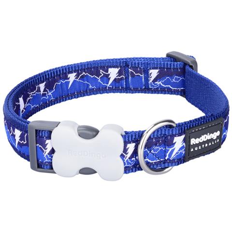 Collare Per Cani Lightning 20-32 Cm Blu Marino - Foto 1