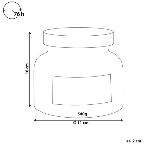 Candela Profumata Delight Bliss Cera Di Soia Note Fresche - Foto 5
