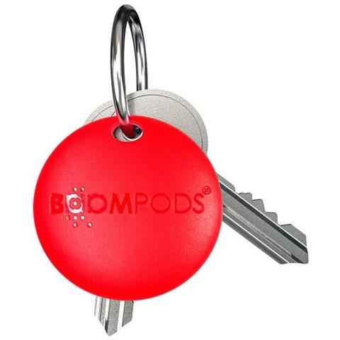 Portachiavi Airtag Modello Boomtag Compatibile Con Apple Trova Il Mio Ipx5, Rosso - Foto 1