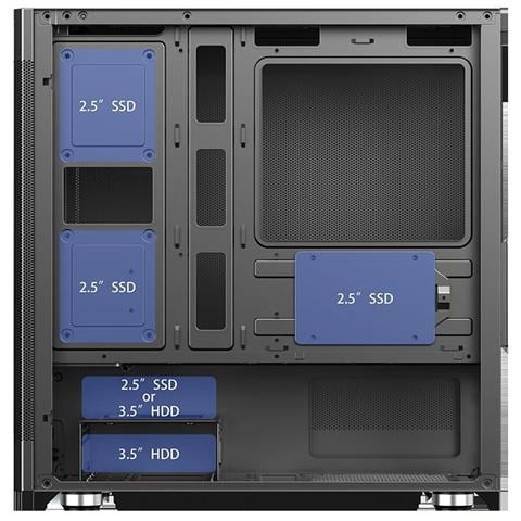 Case PROMESH 35B Mini Tower Micro ATX Mini-ITX - Foto 11
