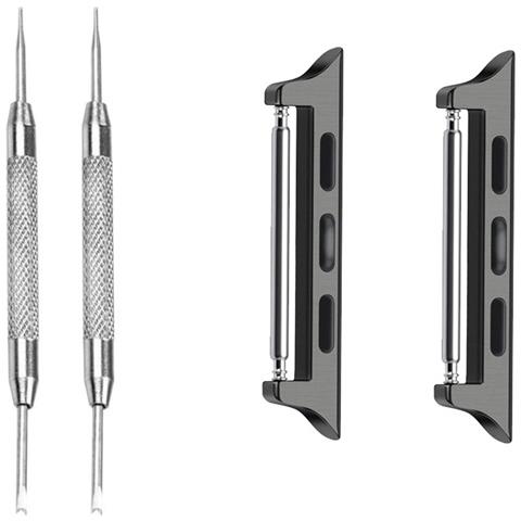 Connettore Per Cinturino Apple Watch Nero 40-22mm - Foto 1