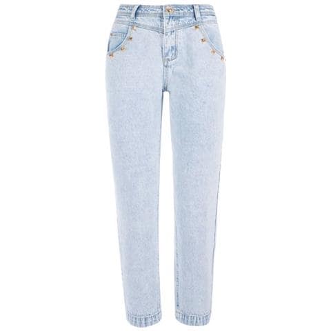 Jeans E Pantaloni In Cotone Azzurro - W30 - Foto 1