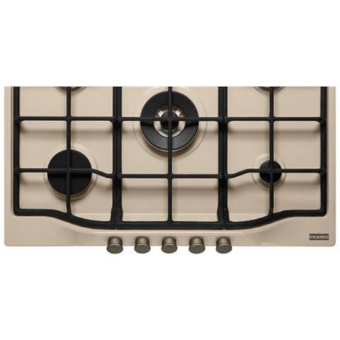 Piano Cottura FCH 750 OA a Gas 5 Fuochi Gas Colore Nero / Crema - Foto 2