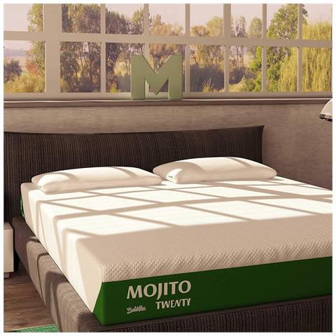 Materasso Memory Foam Mojito 20 cm con Fodera Sfoderabile, Singolo misura 90x200 cm - Foto 2
