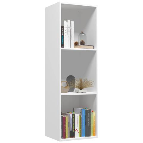 Lusso Casadino -  Libreria/mobile Tv Bianco 36x30x114 Cm In Legno Multistrato - Foto 2