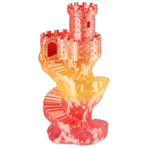 81017 materiale di stampa 3D Acido polilattico (PLA), Seta Rosso 1 kg - Foto 5