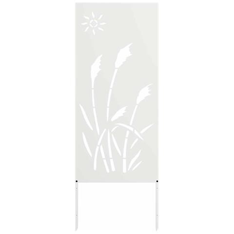 Schermo per privacy in giardino Traforo Bianco 50 x 140 cm - Foto 1