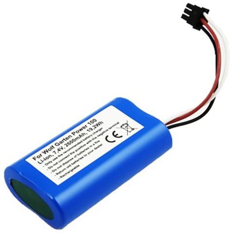 Batteria Per Attrezzo Da Giardino Wolf-garten Power 100 Li-ion 7.4v 2600mah 19.2wh - Foto 1