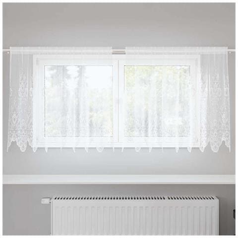 Tende con tende Bianco 200 x 100 cm Poliestere - Foto 2