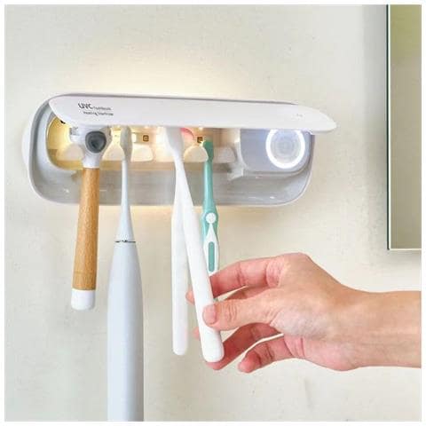 Sterilizzatore Smart Per Spazzolini Con Asciugatura A Ventola E Disezione Uvc - Ciclo 24 Ore - Foto 2