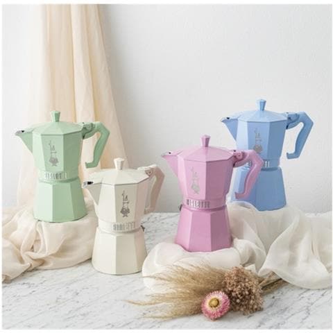 Caffettiera Italiana Da 3 Tazze, Rosa Pastello - 0009063 - Foto 2