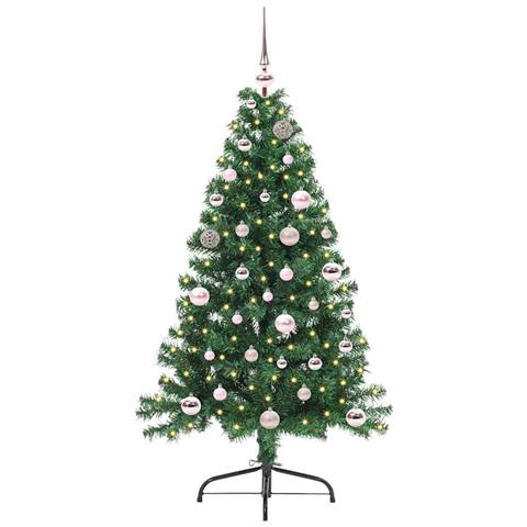 Albero di Natale artificiale con luci integrate Verde 150 cm - Foto 2