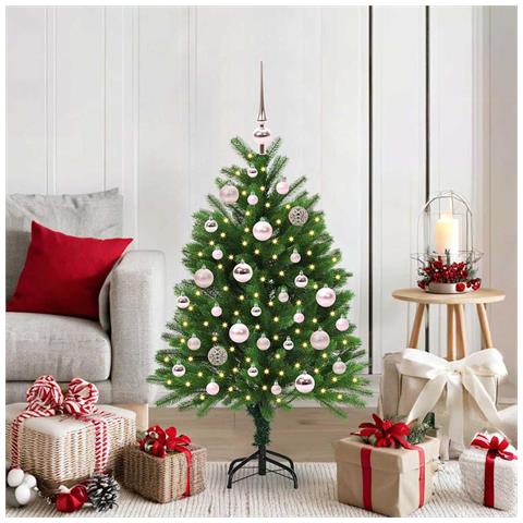 Albero di Natale con 150 LED con supporto Verde 120 cm PE - Foto 2
