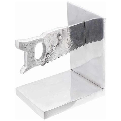 Fermalibri 2 pcs Argento 11 x 14 x 17.5 cm Alluminio - Foto 2