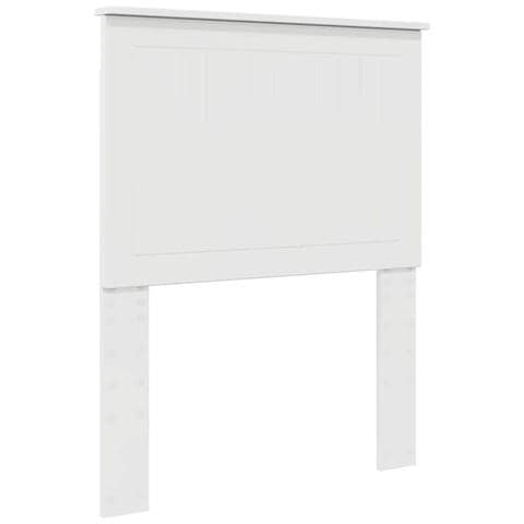 Testiera con testiera Bianco Lucido 75 cm Legno multistrato - Foto 1