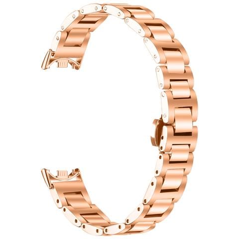 Elegante Cinturino In Acciaio Inossidabile Compatibile Con Xiaomi Band 8/9/10 - Stile Blue Balloon Pinkgold - Foto 1