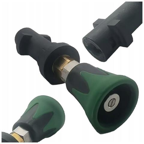 Lancia A Ugello Piatto 25° Verde Compatibile Con Idropulitrice Kärcher K2-k7 - Pressione 4000 Psi, Materiale Plastica E Acciaio Inox - Foto 1