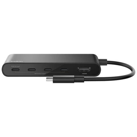 AVC021HQBK Hub di Interfaccia USB Tipo-C 10000 Mbit /s Nero - Foto 2