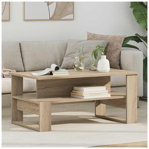 Tavolino da salotto Rovere Sonoma 90 x 50 x 40 cm - Foto 2