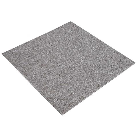 Piastrella per Tappeto Marrone 50 x 50 cm 36 pcs PP e Bitume - Foto 1