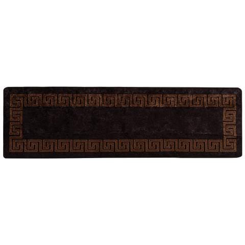 Runner Tappeto MARSA Nero 80 x 350 cm Poliestere e PVC - Foto 1