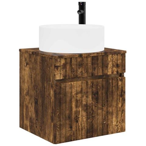 Mobile lavabo da parete Rovere Fumo 49 x 44,5 x 65,5 cm - Foto 1