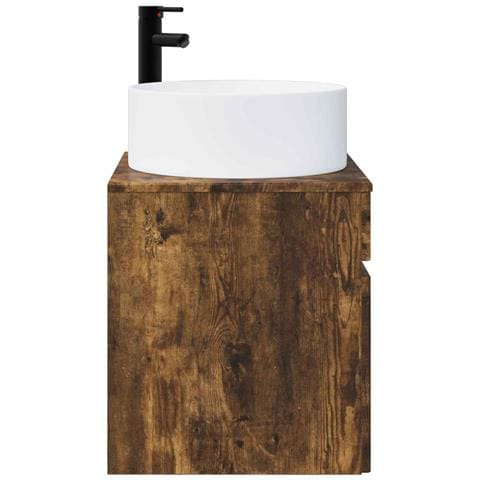 Mobile lavabo da parete Rovere Fumo 49 x 44,5 x 65,5 cm - Foto 2