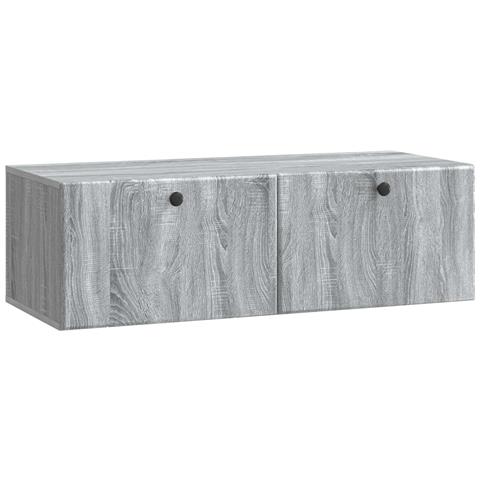 Mobile Porta TV da Muro 98 x 41 x 30 cm Sonoma grigio - Foto 1