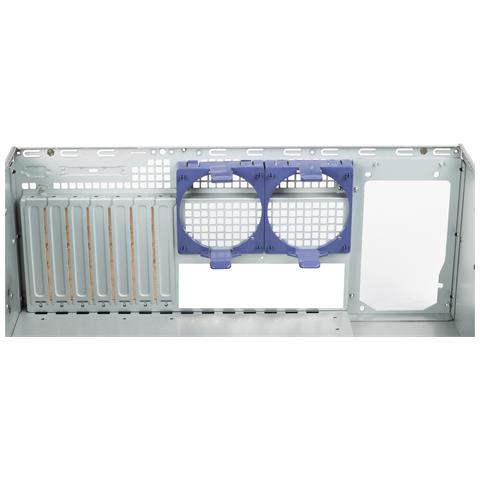 UNC-411E-B computer case Supporto Nero, Argento 400 W - Foto 2