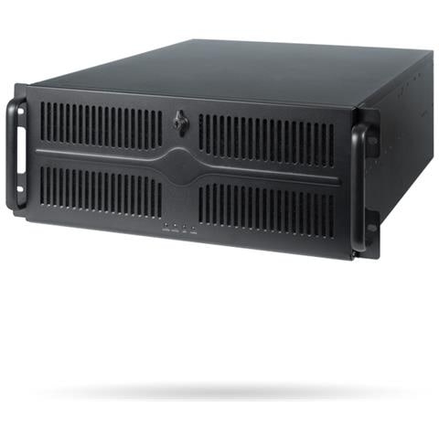 UNC-411E-B computer case Supporto Nero, Argento 400 W - Foto 1