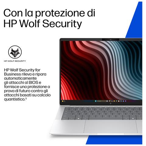 E4LH4AT laptop Copilot+ PC AMD Ryzen AI 7 PRO Computer portatile 35,6 cm (14") 3K 32 GB LPDDR5x-SDRAM 512 GB SSD Wi-Fi 7 (802.11be) Windows 11 Pro Argento - Foto 2
