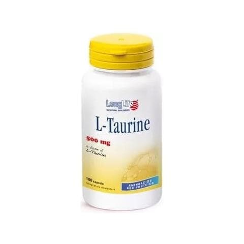 L-Taurine 500 mg 100 Capsule di Gelatina da 6,2 g - Foto 2